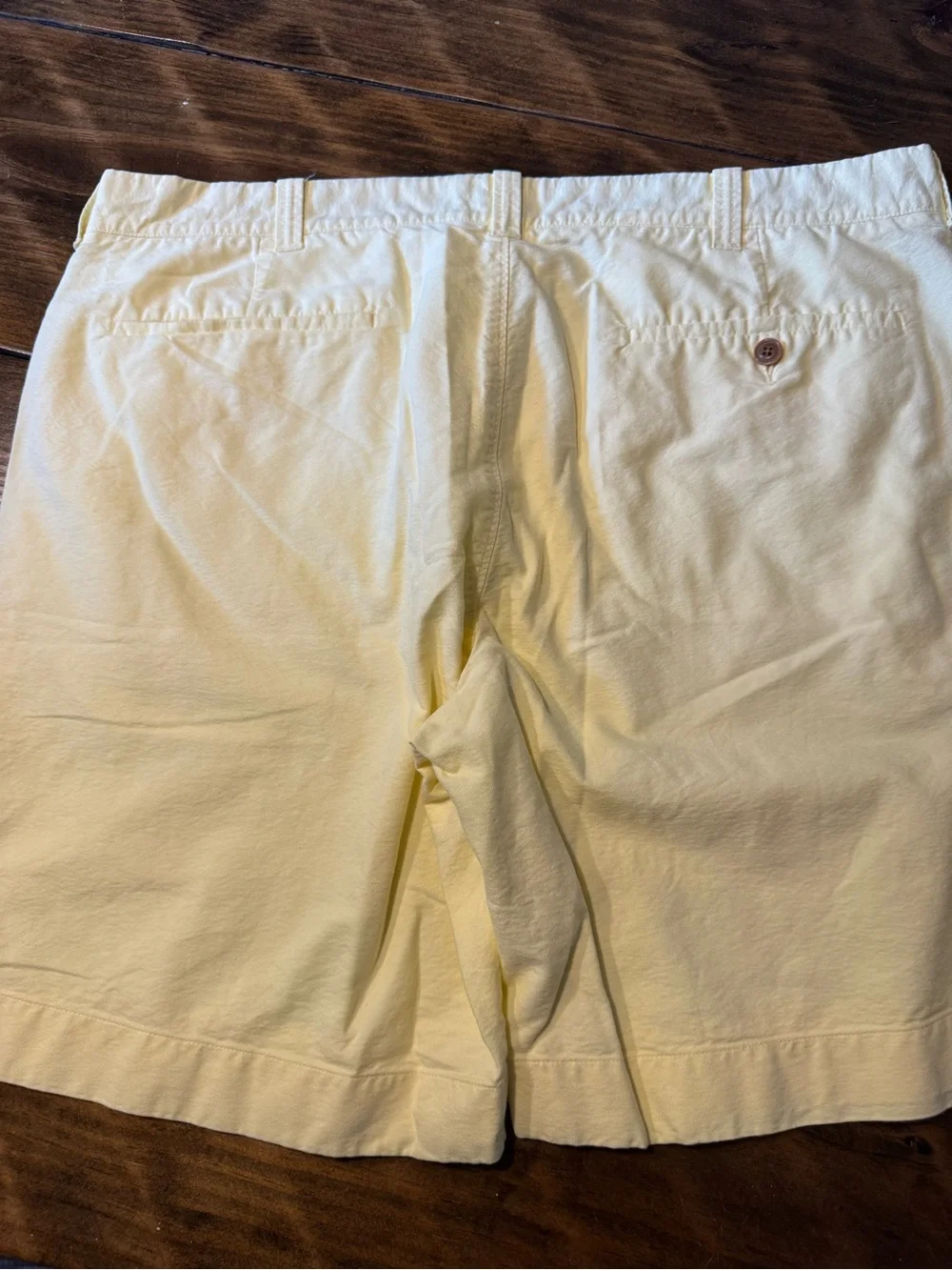 J. Crew Gramercy shorts. Buttery Yellow. Size 38. 9” inseam